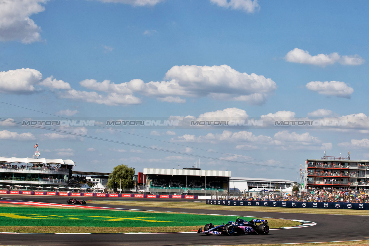 GP GRAN BRETAGNA, Pierre Gasly (FRA) Alpine F1 Team A523.

07.07.2023. Formula 1 World Championship, Rd 11, British Grand Prix, Silverstone, England, Practice Day.

- www.xpbimages.com, EMail: requests@xpbimages.com © Copyright: Staley / XPB Images