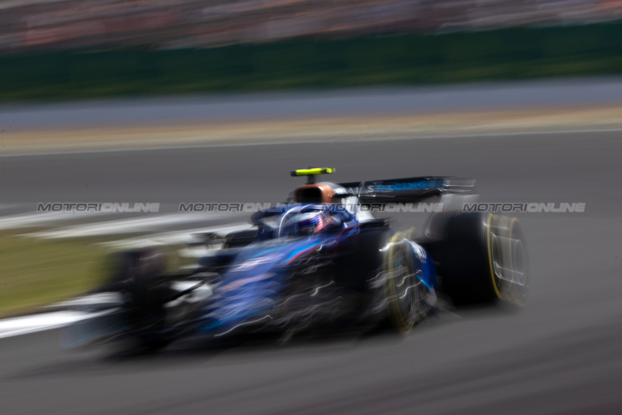 GP GRAN BRETAGNA, Logan Sargeant (USA) Williams Racing FW45.

07.07.2023. Formula 1 World Championship, Rd 11, British Grand Prix, Silverstone, England, Practice Day.

- www.xpbimages.com, EMail: requests@xpbimages.com © Copyright: Staley / XPB Images