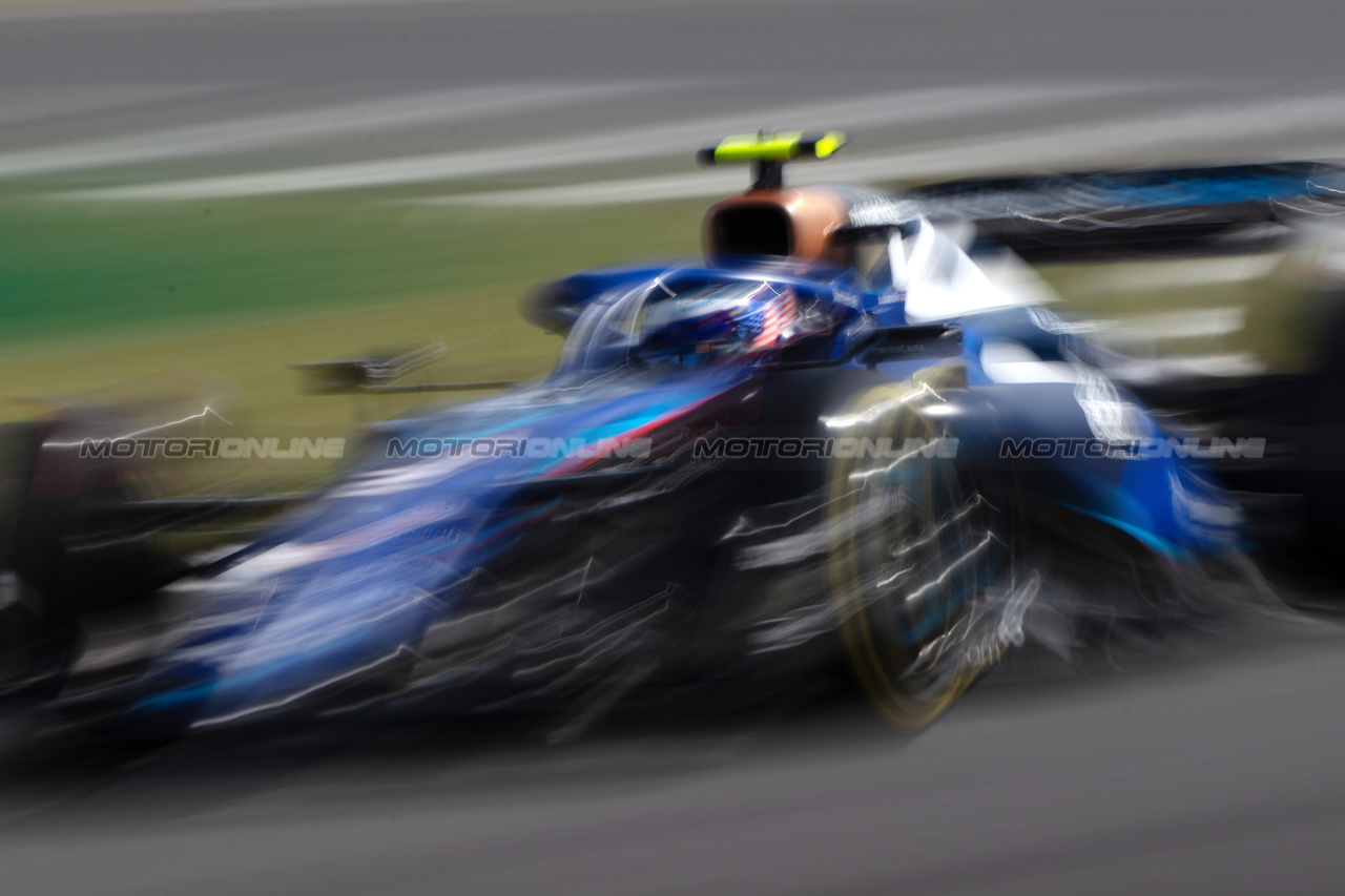 GP GRAN BRETAGNA, Logan Sargeant (USA) Williams Racing FW45.

07.07.2023. Formula 1 World Championship, Rd 11, British Grand Prix, Silverstone, England, Practice Day.

- www.xpbimages.com, EMail: requests@xpbimages.com © Copyright: Staley / XPB Images