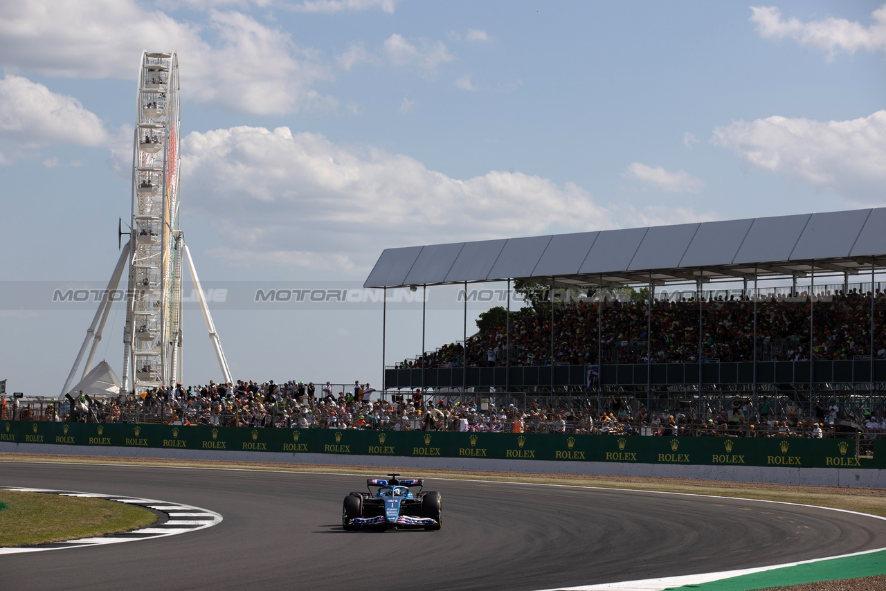 GP GRAN BRETAGNA, Esteban Ocon (FRA) Alpine F1 Team A523.

07.07.2023. Formula 1 World Championship, Rd 11, British Grand Prix, Silverstone, England, Practice Day.

- www.xpbimages.com, EMail: requests@xpbimages.com © Copyright: Staley / XPB Images