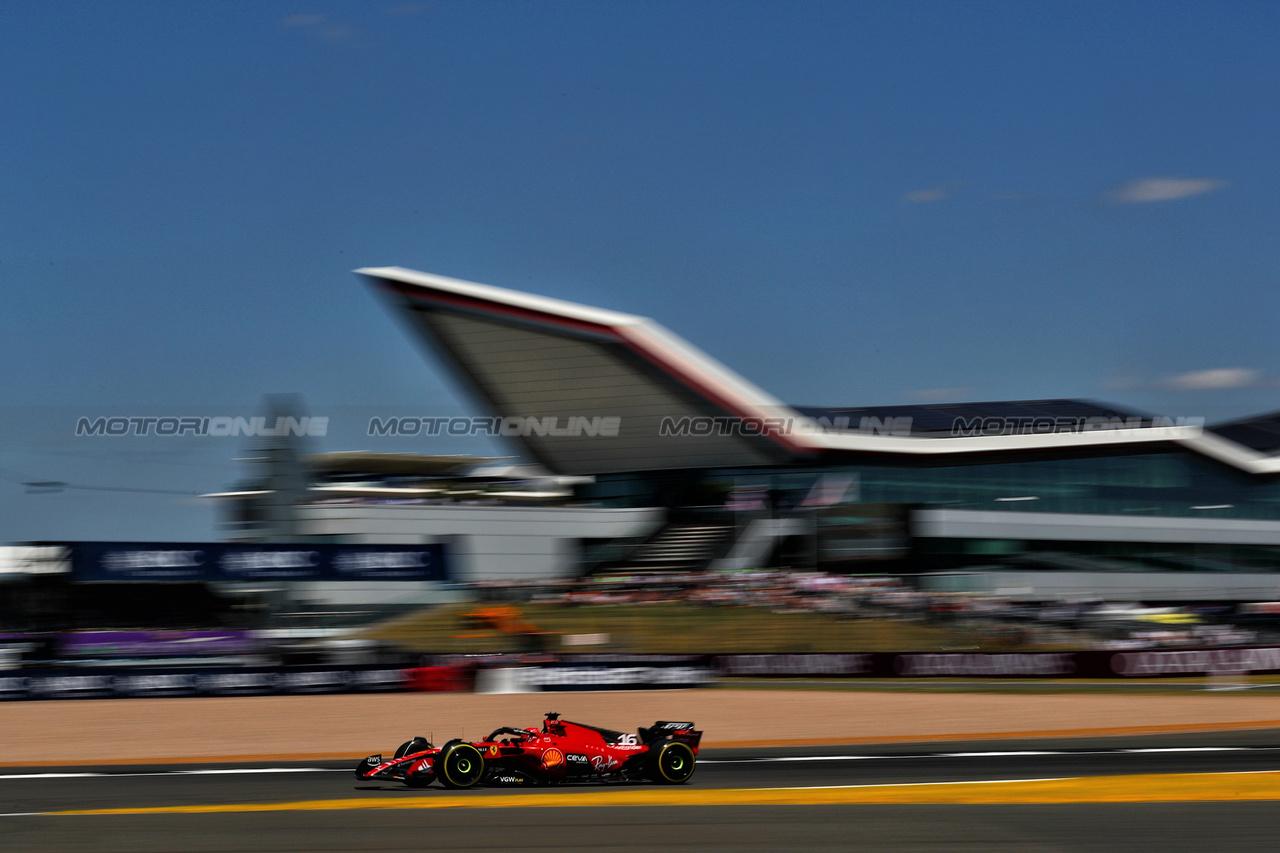 GP GRAN BRETAGNA, Charles Leclerc (MON) Ferrari SF-23.

07.07.2023. Formula 1 World Championship, Rd 11, British Grand Prix, Silverstone, England, Practice Day.

- www.xpbimages.com, EMail: requests@xpbimages.com © Copyright: Moy / XPB Images