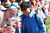 GP GRAN BRETAGNA, Yuki Tsunoda (JPN) AlphaTauri with fans.
07.07.2023. Formula 1 World Championship, Rd 11, British Grand Prix, Silverstone, England, Practice Day.
 - www.xpbimages.com, EMail: requests@xpbimages.com © Copyright: Coates / XPB Images