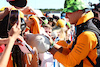 GP GRAN BRETAGNA, Lando Norris (GBR) McLaren with fans.
07.07.2023. Formula 1 World Championship, Rd 11, British Grand Prix, Silverstone, England, Practice Day.
 - www.xpbimages.com, EMail: requests@xpbimages.com © Copyright: Coates / XPB Images