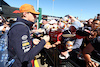 GP GRAN BRETAGNA, Max Verstappen (NLD) Red Bull Racing with fans.
07.07.2023. Formula 1 World Championship, Rd 11, British Grand Prix, Silverstone, England, Practice Day.
 - www.xpbimages.com, EMail: requests@xpbimages.com © Copyright: Coates / XPB Images