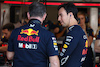 GP GRAN BRETAGNA, (L to R): Christian Horner (GBR) Red Bull Racing Team Principal with Sergio Perez (MEX) Red Bull Racing.
07.07.2023. Formula 1 World Championship, Rd 11, British Grand Prix, Silverstone, England, Practice Day.
- www.xpbimages.com, EMail: requests@xpbimages.com © Copyright: Batchelor / XPB Images