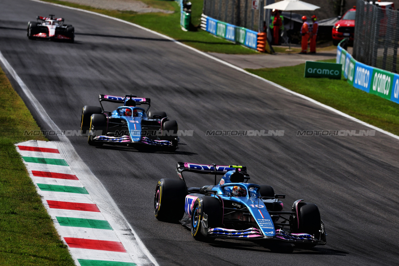 GP ITALIA, Pierre Gasly (FRA) Alpine F1 Team A523.

03.09.2023. Formula 1 World Championship, Rd 15, Italian Grand Prix, Monza, Italy, Gara Day.

 - www.xpbimages.com, EMail: requests@xpbimages.com © Copyright: Coates / XPB Images
