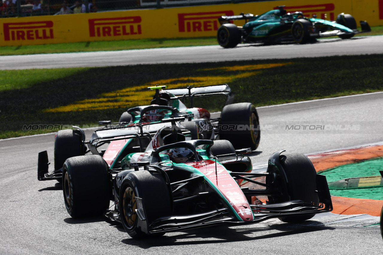 GP ITALIA, Valtteri Bottas (FIN) Alfa Romeo F1 Team C43.

03.09.2023. Formula 1 World Championship, Rd 15, Italian Grand Prix, Monza, Italy, Gara Day.

- www.xpbimages.com, EMail: requests@xpbimages.com © Copyright: Batchelor / XPB Images