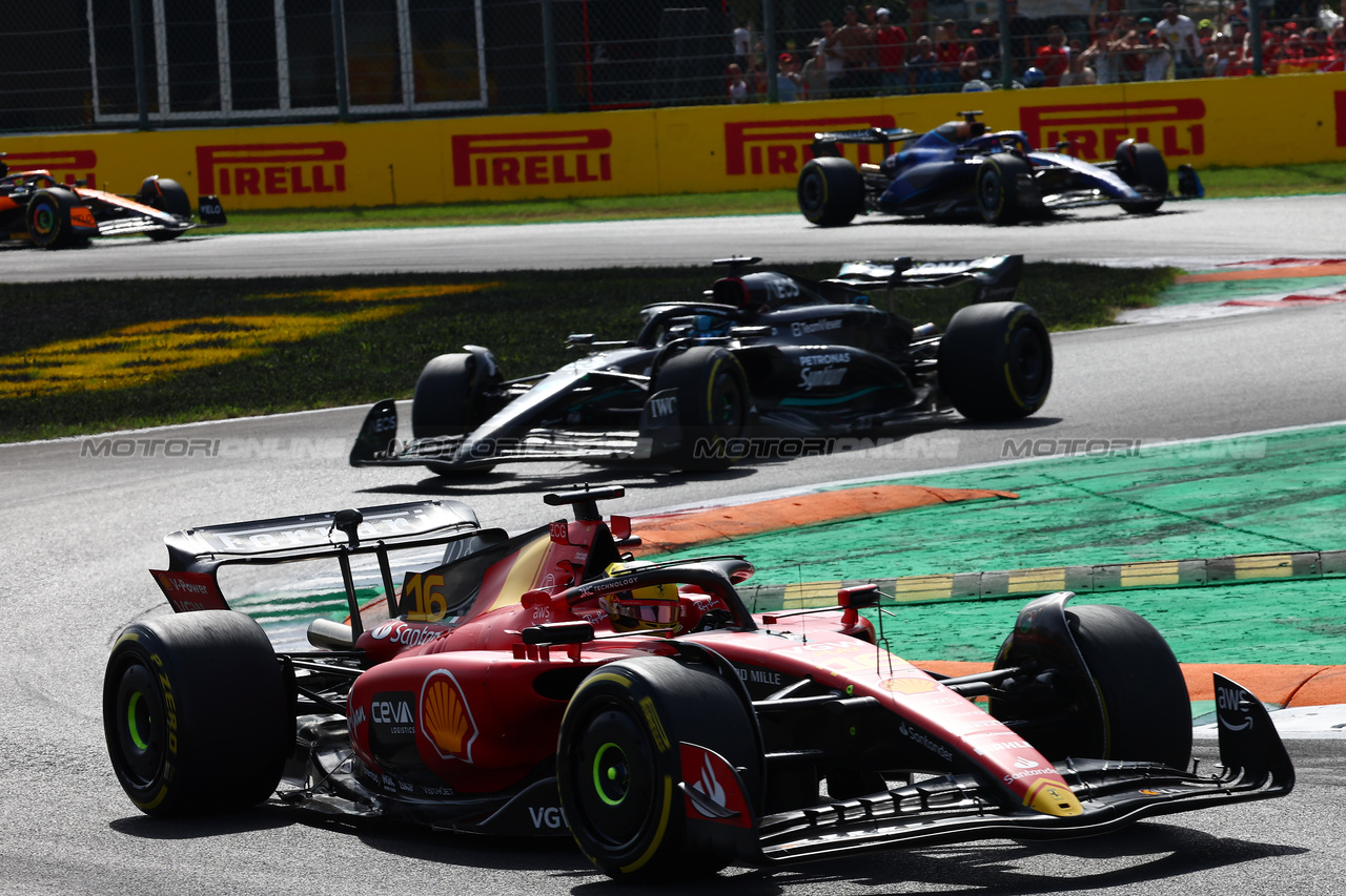 GP ITALIA, Charles Leclerc (MON) Ferrari SF-23.

03.09.2023. Formula 1 World Championship, Rd 15, Italian Grand Prix, Monza, Italy, Gara Day.

- www.xpbimages.com, EMail: requests@xpbimages.com © Copyright: Batchelor / XPB Images