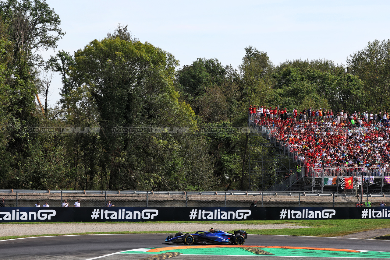 GP ITALIA, Logan Sargeant (USA) Williams Racing FW45.

03.09.2023. Formula 1 World Championship, Rd 15, Italian Grand Prix, Monza, Italy, Gara Day.

- www.xpbimages.com, EMail: requests@xpbimages.com © Copyright: Bearne / XPB Images