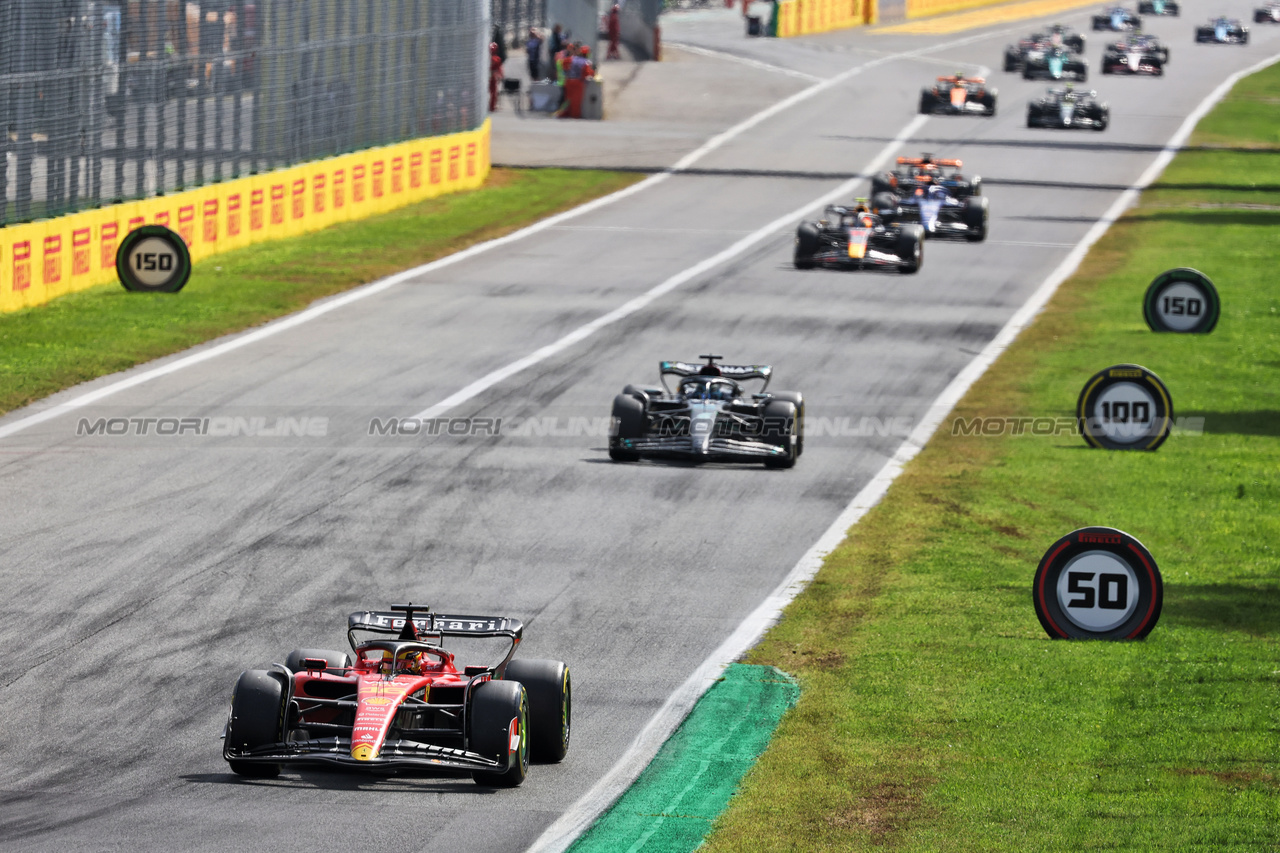 GP ITALIA, Charles Leclerc (MON) Ferrari SF-23.

03.09.2023. Formula 1 World Championship, Rd 15, Italian Grand Prix, Monza, Italy, Gara Day.

- www.xpbimages.com, EMail: requests@xpbimages.com © Copyright: Bearne / XPB Images