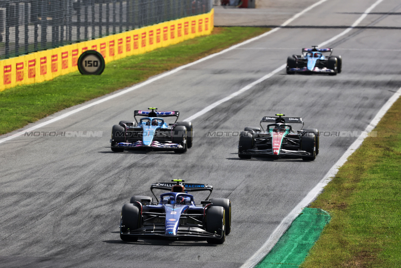 GP ITALIA, Logan Sargeant (USA) Williams Racing FW45.

03.09.2023. Formula 1 World Championship, Rd 15, Italian Grand Prix, Monza, Italy, Gara Day.

- www.xpbimages.com, EMail: requests@xpbimages.com © Copyright: Bearne / XPB Images