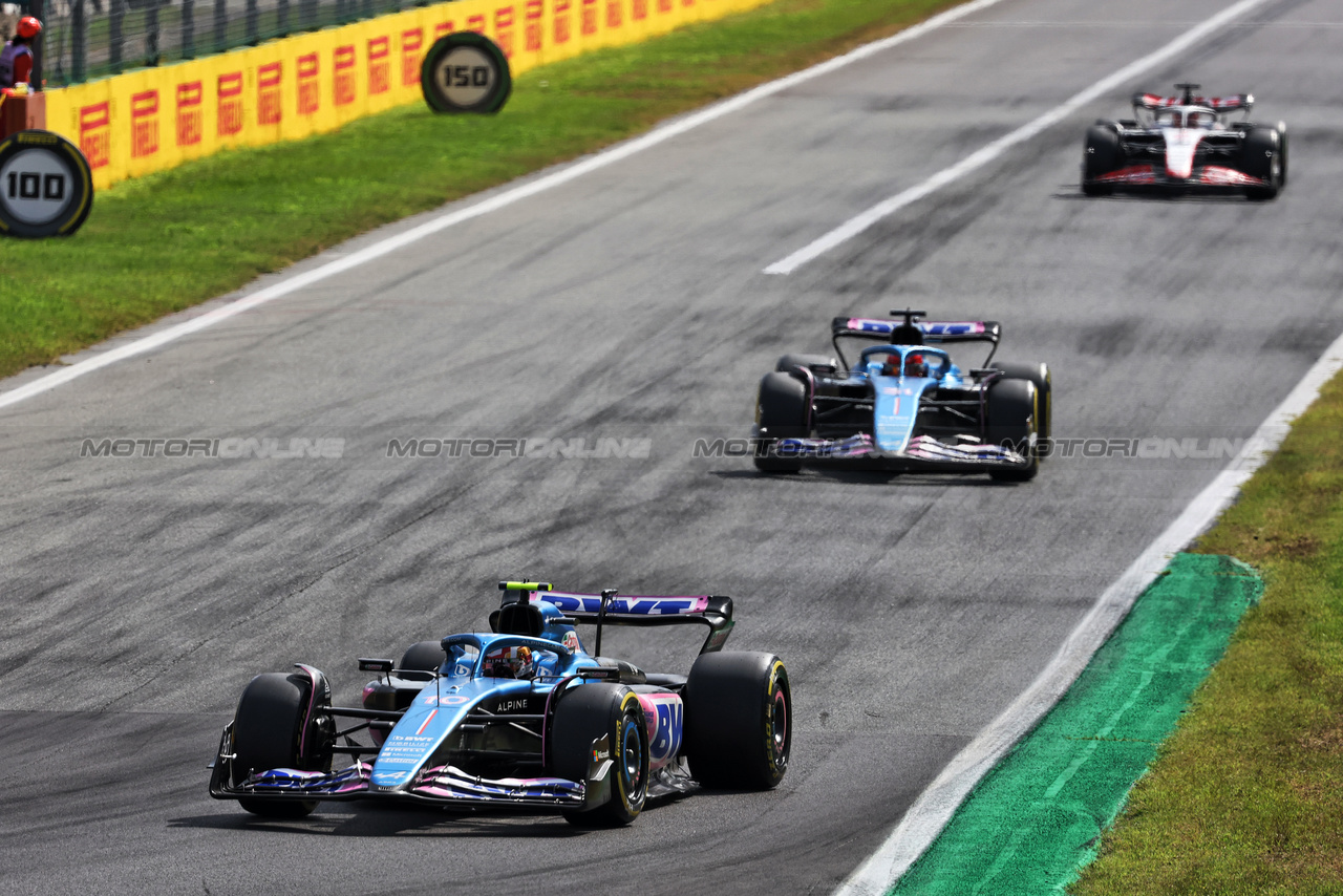 GP ITALIA, Pierre Gasly (FRA) Alpine F1 Team A523.

03.09.2023. Formula 1 World Championship, Rd 15, Italian Grand Prix, Monza, Italy, Gara Day.

- www.xpbimages.com, EMail: requests@xpbimages.com © Copyright: Bearne / XPB Images