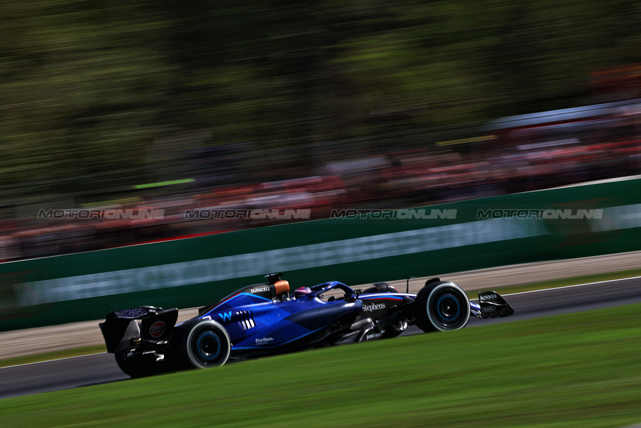 GP ITALIA, Alexander Albon (THA) Williams Racing FW45.

03.09.2023. Formula 1 World Championship, Rd 15, Italian Grand Prix, Monza, Italy, Gara Day.

- www.xpbimages.com, EMail: requests@xpbimages.com © Copyright: Charniaux / XPB Images