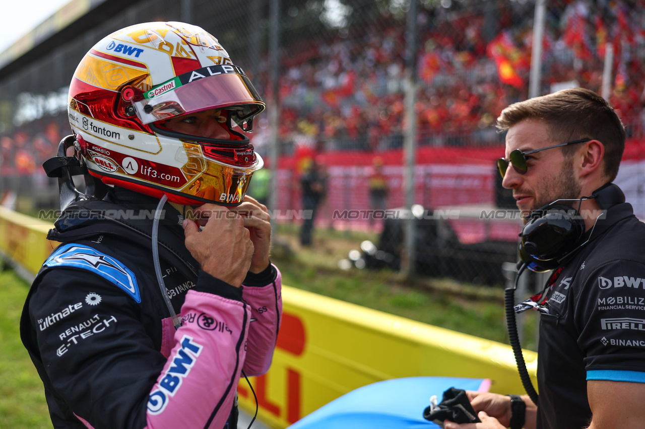 GP ITALIA, Pierre Gasly (FRA), Alpine F1 Team 
03.09.2023. Formula 1 World Championship, Rd 15, Italian Grand Prix, Monza, Italy, Gara Day.
- www.xpbimages.com, EMail: requests@xpbimages.com © Copyright: Charniaux / XPB Images