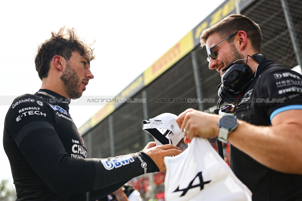 GP ITALIA, Pierre Gasly (FRA), Alpine F1 Team 
03.09.2023. Formula 1 World Championship, Rd 15, Italian Grand Prix, Monza, Italy, Gara Day.
- www.xpbimages.com, EMail: requests@xpbimages.com © Copyright: Charniaux / XPB Images