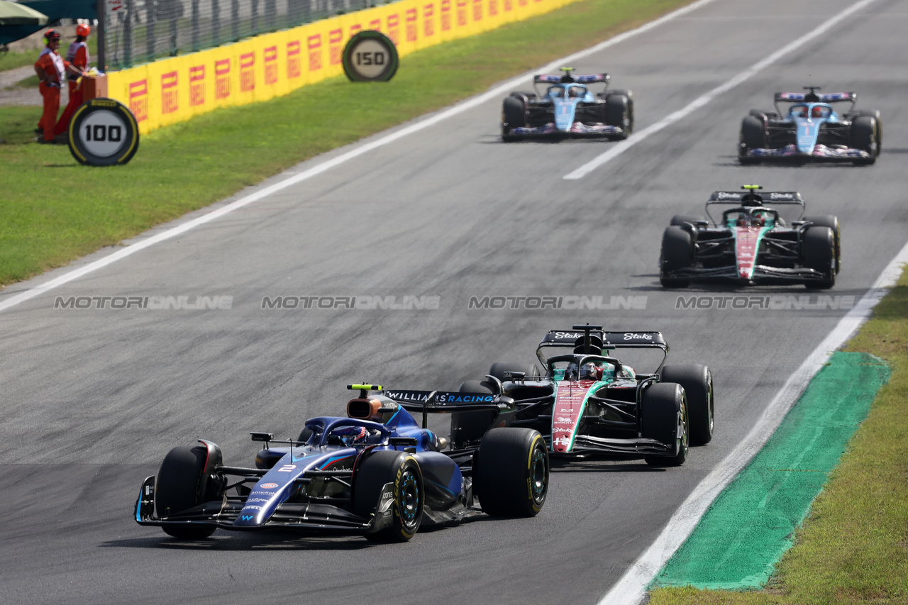 GP ITALIA, Logan Sargeant (USA) Williams Racing FW45.

03.09.2023. Formula 1 World Championship, Rd 15, Italian Grand Prix, Monza, Italy, Gara Day.

- www.xpbimages.com, EMail: requests@xpbimages.com © Copyright: Bearne / XPB Images