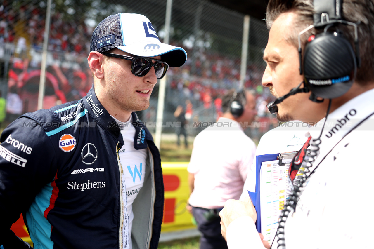 GP ITALIA, Logan Sargeant (USA) Williams Racing on the grid.

03.09.2023. Formula 1 World Championship, Rd 15, Italian Grand Prix, Monza, Italy, Gara Day.

- www.xpbimages.com, EMail: requests@xpbimages.com © Copyright: Bearne / XPB Images