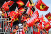 GP ITALIA, Circuit Atmosfera - Ferrari fans in the grandstand.
03.09.2023. Formula 1 World Championship, Rd 15, Italian Grand Prix, Monza, Italy, Gara Day.
 - www.xpbimages.com, EMail: requests@xpbimages.com © Copyright: Coates / XPB Images