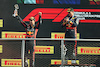 GP ITALIA, (L to R): Sergio Perez (MEX) Red Bull Racing celebrates his second position on the podium with team mate e vincitore Max Verstappen (NLD) Red Bull Racing.
03.09.2023. Formula 1 World Championship, Rd 15, Italian Grand Prix, Monza, Italy, Gara Day.
 - www.xpbimages.com, EMail: requests@xpbimages.com © Copyright: Staley / XPB Images