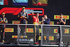 GP ITALIA, Carlos Sainz Jr (ESP) Ferrari celebrates his third position on the podium.
03.09.2023. Formula 1 World Championship, Rd 15, Italian Grand Prix, Monza, Italy, Gara Day.
 - www.xpbimages.com, EMail: requests@xpbimages.com © Copyright: Staley / XPB Images