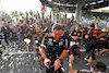 GP ITALIA, Christian Horner (GBR) Red Bull Racing Team Principal e the team celebrate a 1-2 finish e 10 wins in a row for Max Verstappen (NLD) Red Bull Racing.
03.09.2023. Formula 1 World Championship, Rd 15, Italian Grand Prix, Monza, Italy, Gara Day.
 - www.xpbimages.com, EMail: requests@xpbimages.com © Copyright: Coates / XPB Images
