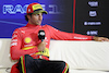 GP ITALIA, Carlos Sainz Jr (ESP) Ferrari, in the post race FIA Press Conference.
03.09.2023. Formula 1 World Championship, Rd 15, Italian Grand Prix, Monza, Italy, Gara Day.
 - www.xpbimages.com, EMail: requests@xpbimages.com © Copyright: Staley / XPB Images