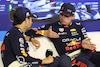 GP ITALIA, (L to R): Sergio Perez (MEX) Red Bull Racing e Max Verstappen (NLD) Red Bull Racing, in the post race FIA Press Conference.
03.09.2023. Formula 1 World Championship, Rd 15, Italian Grand Prix, Monza, Italy, Gara Day.
 - www.xpbimages.com, EMail: requests@xpbimages.com © Copyright: Staley / XPB Images