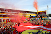GP ITALIA, Circuit Atmosfera - large Ferrari flag at the podium.
03.09.2023. Formula 1 World Championship, Rd 15, Italian Grand Prix, Monza, Italy, Gara Day.
 - www.xpbimages.com, EMail: requests@xpbimages.com © Copyright: Staley / XPB Images
