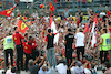 GP ITALIA, Charles Leclerc (MON) Ferrari with fans on the circuit after the end of the race.
03.09.2023. Formula 1 World Championship, Rd 15, Italian Grand Prix, Monza, Italy, Gara Day.
 - www.xpbimages.com, EMail: requests@xpbimages.com © Copyright: Coates / XPB Images