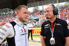 GP ITALIA, (L to R): Kevin Magnussen (DEN) Haas F1 Team on the grid with Mark Slade (GBR) Haas F1 Team Gara Engineer.
03.09.2023. Formula 1 World Championship, Rd 15, Italian Grand Prix, Monza, Italy, Gara Day.
- www.xpbimages.com, EMail: requests@xpbimages.com © Copyright: Batchelor / XPB Images