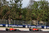 GP ITALIA, Carlos Sainz Jr (ESP) Ferrari SF-23 e Charles Leclerc (MON) Ferrari SF-23 battle for position.
03.09.2023. Formula 1 World Championship, Rd 15, Italian Grand Prix, Monza, Italy, Gara Day.
 - www.xpbimages.com, EMail: requests@xpbimages.com © Copyright: Coates / XPB Images