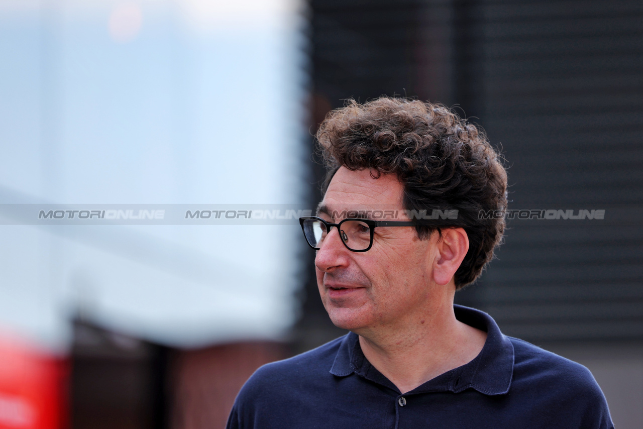GP ITALIA, Mattia Binotto (ITA) Ferrari Team Principal.

31.08.2023. Formula 1 World Championship, Rd 15, Italian Grand Prix, Monza, Italy, Preparation Day.

 - www.xpbimages.com, EMail: requests@xpbimages.com © Copyright: Staley / XPB Images