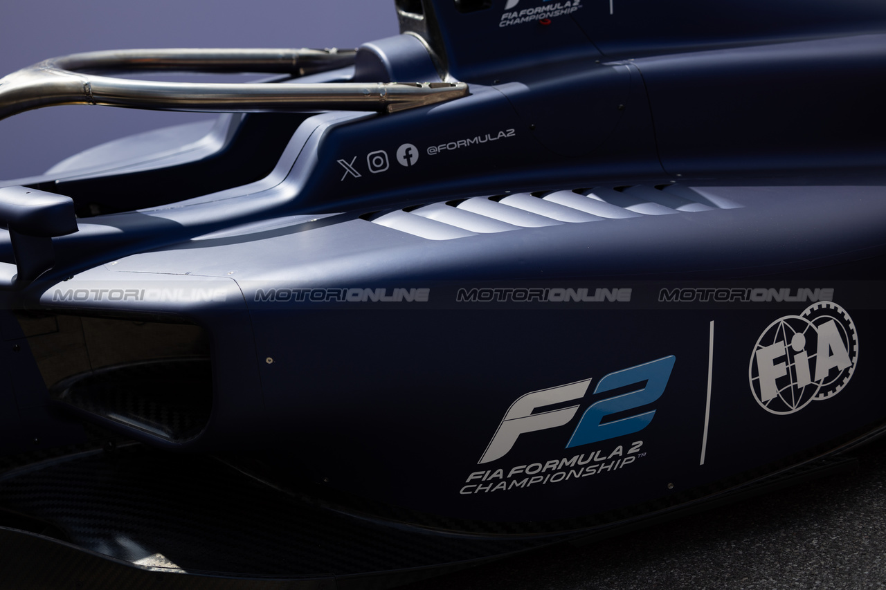 GP ITALIA, The 2024 F2 car is unveiled.

31.08.2023. Formula 1 World Championship, Rd 15, Italian Grand Prix, Monza, Italy, Preparation Day.

 - www.xpbimages.com, EMail: requests@xpbimages.com © Copyright: Staley / XPB Images