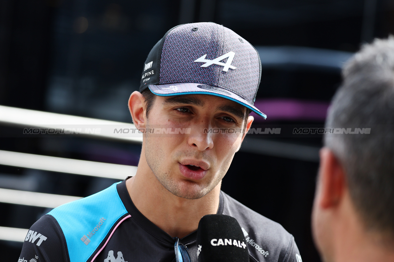 GP ITALIA, Esteban Ocon (FRA) Alpine F1 Team.

31.08.2023. Formula 1 World Championship, Rd 15, Italian Grand Prix, Monza, Italy, Preparation Day.

- www.xpbimages.com, EMail: requests@xpbimages.com © Copyright: Moy / XPB Images