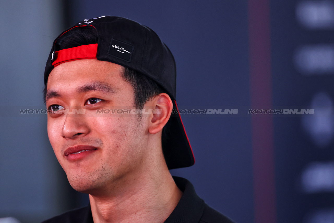 GP ITALIA, Zhou Guanyu (CHN) Alfa Romeo F1 Team.

31.08.2023. Formula 1 World Championship, Rd 15, Italian Grand Prix, Monza, Italy, Preparation Day.

 - www.xpbimages.com, EMail: requests@xpbimages.com © Copyright: Coates / XPB Images