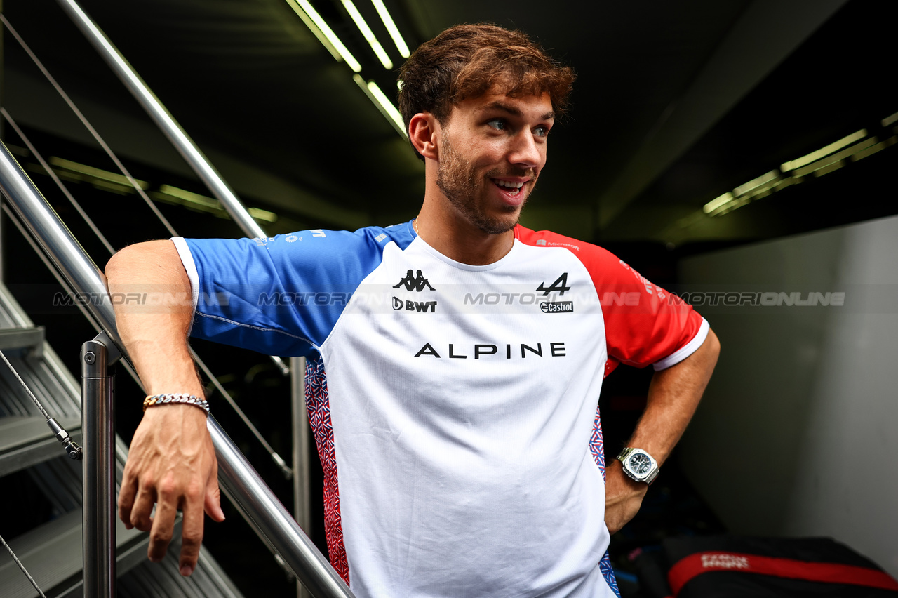 GP ITALIA, Pierre Gasly (FRA), Alpine F1 Team 
31.08.2023. Formula 1 World Championship, Rd 15, Italian Grand Prix, Monza, Italy, Preparation Day.
- www.xpbimages.com, EMail: requests@xpbimages.com © Copyright: Charniaux / XPB Images
