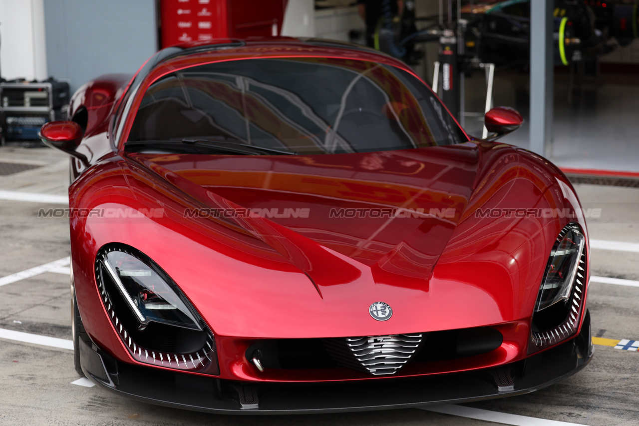 GP ITALIA, Alfa Romeo 33 Stradale unveil.

31.08.2023. Formula 1 World Championship, Rd 15, Italian Grand Prix, Monza, Italy, Preparation Day.

 - www.xpbimages.com, EMail: requests@xpbimages.com © Copyright: Staley / XPB Images