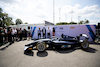 GP ITALIA, (L to R): Stefano Domenicali (ITA) Formula One President e CEO; Robert Reid (GBR) FIA Deputy President for Sport; Bruno Michel (FRA) F2 e F3 Chief Executive Officer; Laura Winter (GBR) F1 Presenter - 2024 F2 car is unveiled.
31.08.2023. Formula 1 World Championship, Rd 15, Italian Grand Prix, Monza, Italy, Preparation Day.
 - www.xpbimages.com, EMail: requests@xpbimages.com © Copyright: Staley / XPB Images