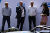 GP ITALIA, (L to R): Stefano Domenicali (ITA) Formula One President e CEO; Robert Reid (GBR) FIA Deputy President for Sport; Bruno Michel (FRA) F2 e F3 Chief Executive Officer; Laura Winter (GBR) F1 Presenter - 2024 F2 car is unveiled.
31.08.2023. Formula 1 World Championship, Rd 15, Italian Grand Prix, Monza, Italy, Preparation Day.
 - www.xpbimages.com, EMail: requests@xpbimages.com © Copyright: Staley / XPB Images