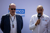 GP ITALIA, (L to R): Robert Reid (GBR) FIA Deputy President for Sport e Bruno Michel (FRA) F2 e F3 Chief Executive Officer - 2024 F2 car is unveiled.
31.08.2023. Formula 1 World Championship, Rd 15, Italian Grand Prix, Monza, Italy, Preparation Day.
 - www.xpbimages.com, EMail: requests@xpbimages.com © Copyright: Staley / XPB Images