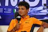 GP ITALIA, Lando Norris (GBR) McLaren in the FIA Press Conference.
31.08.2023. Formula 1 World Championship, Rd 15, Italian Grand Prix, Monza, Italy, Preparation Day.
 - www.xpbimages.com, EMail: requests@xpbimages.com © Copyright: Staley / XPB Images
