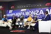 GP ITALIA, (L to R): Alexander Albon (THA) Williams Racing; Lewis Hamilton (GBR) Mercedes AMG F1; Esteban Ocon (FRA) Alpine F1 Team; Oscar Piastri (AUS) McLaren; e Yuki Tsunoda (JPN) AlphaTauri, in the FIA Press Conference.
31.08.2023. Formula 1 World Championship, Rd 15, Italian Grand Prix, Monza, Italy, Preparation Day.
 - www.xpbimages.com, EMail: requests@xpbimages.com © Copyright: Staley / XPB Images