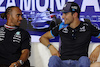 GP ITALIA, (L to R): Lewis Hamilton (GBR) Mercedes AMG F1 e Esteban Ocon (FRA) Alpine F1 Team in the FIA Press Conference.
31.08.2023. Formula 1 World Championship, Rd 15, Italian Grand Prix, Monza, Italy, Preparation Day.
 - www.xpbimages.com, EMail: requests@xpbimages.com © Copyright: Staley / XPB Images