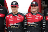 GP ITALIA, (L to R): Zhou Guanyu (CHN) Alfa Romeo F1 Team e Valtteri Bottas (FIN) Alfa Romeo F1 Team - Alfa Romeo 33 Stradale unveil.
31.08.2023. Formula 1 World Championship, Rd 15, Italian Grand Prix, Monza, Italy, Preparation Day.
 - www.xpbimages.com, EMail: requests@xpbimages.com © Copyright: Staley / XPB Images