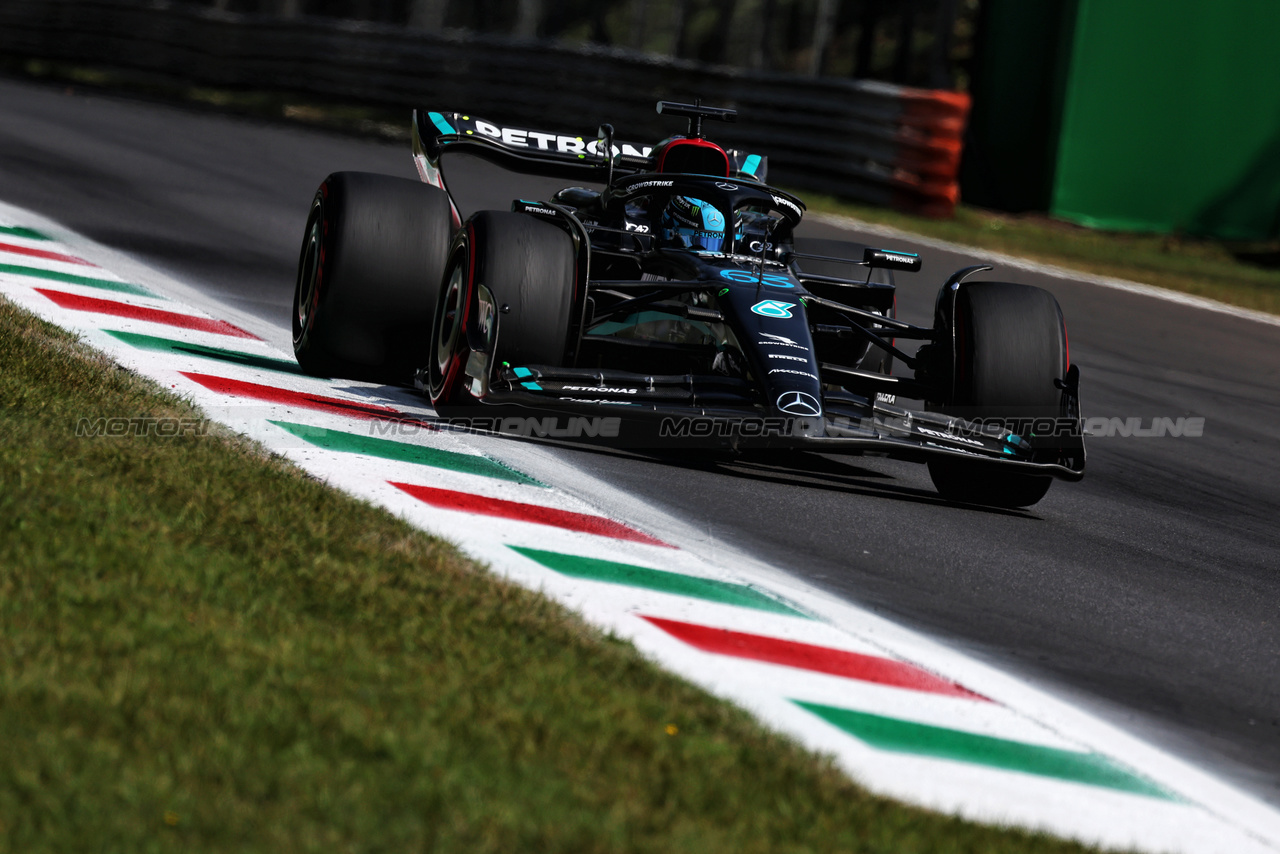 GP ITALIA, George Russell (GBR) Mercedes AMG F1 W14.

02.09.2023. Formula 1 World Championship, Rd 15, Italian Grand Prix, Monza, Italy, Qualifiche Day.

- www.xpbimages.com, EMail: requests@xpbimages.com © Copyright: Moy / XPB Images