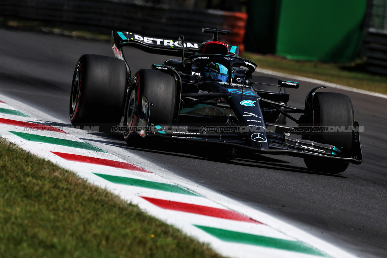 GP ITALIA, George Russell (GBR) Mercedes AMG F1 W14.

02.09.2023. Formula 1 World Championship, Rd 15, Italian Grand Prix, Monza, Italy, Qualifiche Day.

- www.xpbimages.com, EMail: requests@xpbimages.com © Copyright: Moy / XPB Images