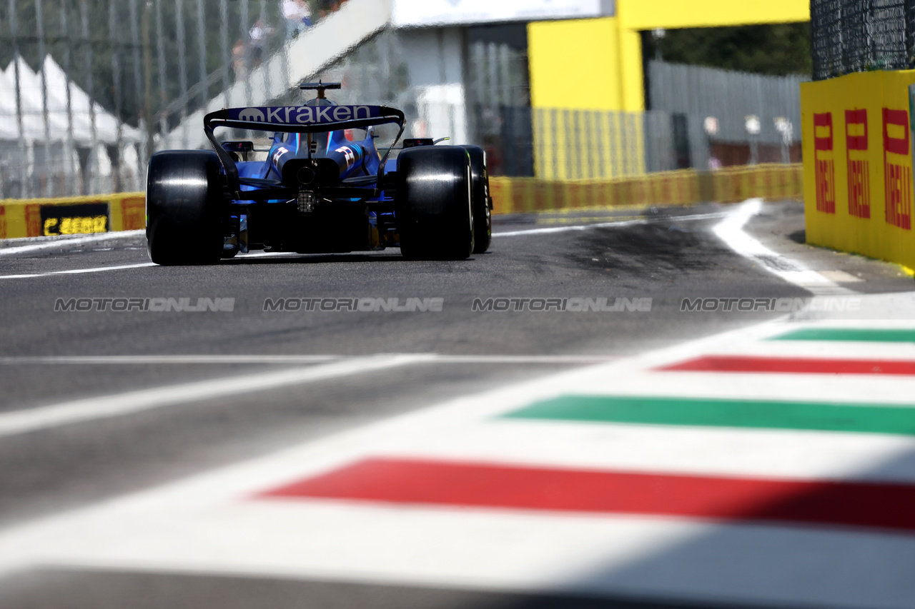 GP ITALIA, Alexander Albon (THA) Williams Racing FW45.

02.09.2023. Formula 1 World Championship, Rd 15, Italian Grand Prix, Monza, Italy, Qualifiche Day.

- www.xpbimages.com, EMail: requests@xpbimages.com © Copyright: Bearne / XPB Images