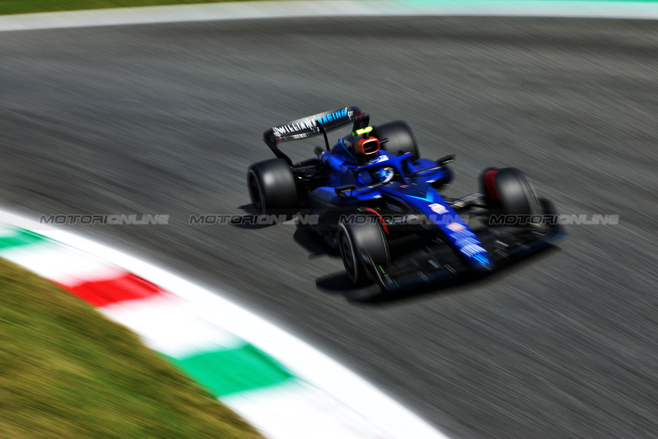 GP ITALIA, Logan Sargeant (USA) Williams Racing FW45.

02.09.2023. Formula 1 World Championship, Rd 15, Italian Grand Prix, Monza, Italy, Qualifiche Day.

 - www.xpbimages.com, EMail: requests@xpbimages.com © Copyright: Coates / XPB Images