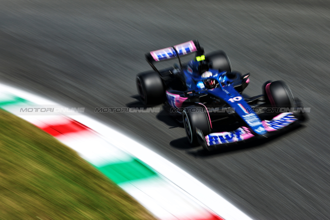 GP ITALIA, Pierre Gasly (FRA) Alpine F1 Team A523.

02.09.2023. Formula 1 World Championship, Rd 15, Italian Grand Prix, Monza, Italy, Qualifiche Day.

 - www.xpbimages.com, EMail: requests@xpbimages.com © Copyright: Coates / XPB Images