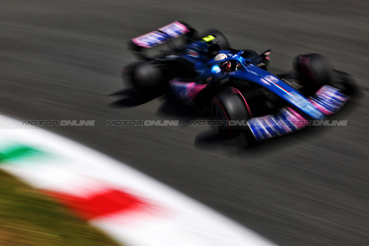 GP ITALIA, Pierre Gasly (FRA) Alpine F1 Team A523.

02.09.2023. Formula 1 World Championship, Rd 15, Italian Grand Prix, Monza, Italy, Qualifiche Day.

 - www.xpbimages.com, EMail: requests@xpbimages.com © Copyright: Coates / XPB Images